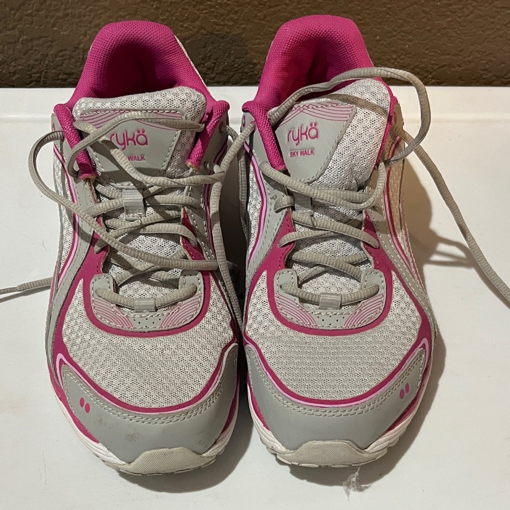 Ryka Pink and Gray Athletic Shoes